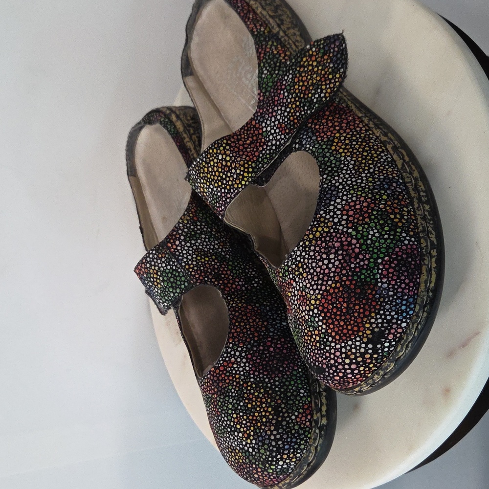 Rieker Women's Colorful Mary Jane Flats Size 39